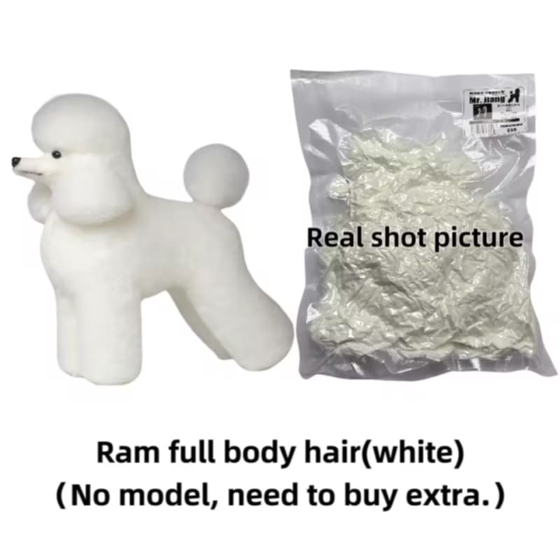 Mr Jiang Ram Poodle Model Dog Wig Hair (Wig only, does not include model)