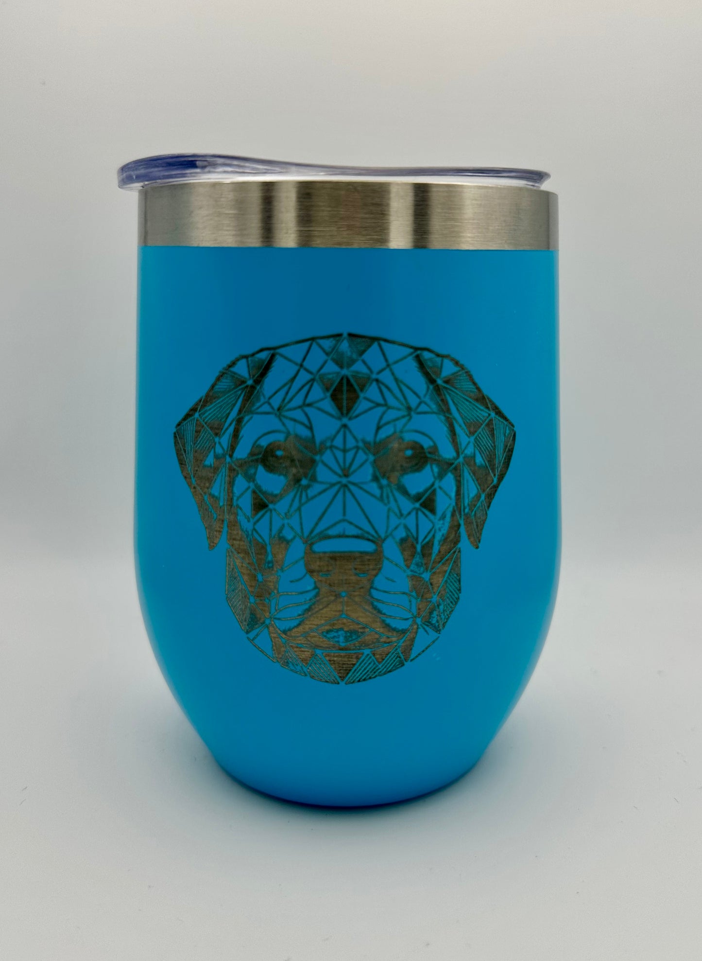 Geometric Dog design 12oz 340ml Double Wall Thermal Cup